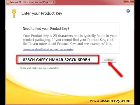 Serial key for ms office 2007
